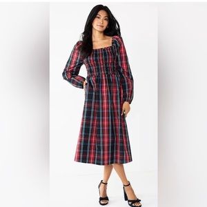 Draper James Plaid Dress NWT